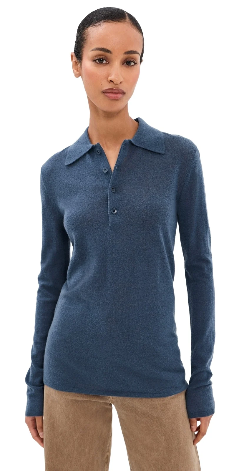 Mercerized Soft Wool Polo