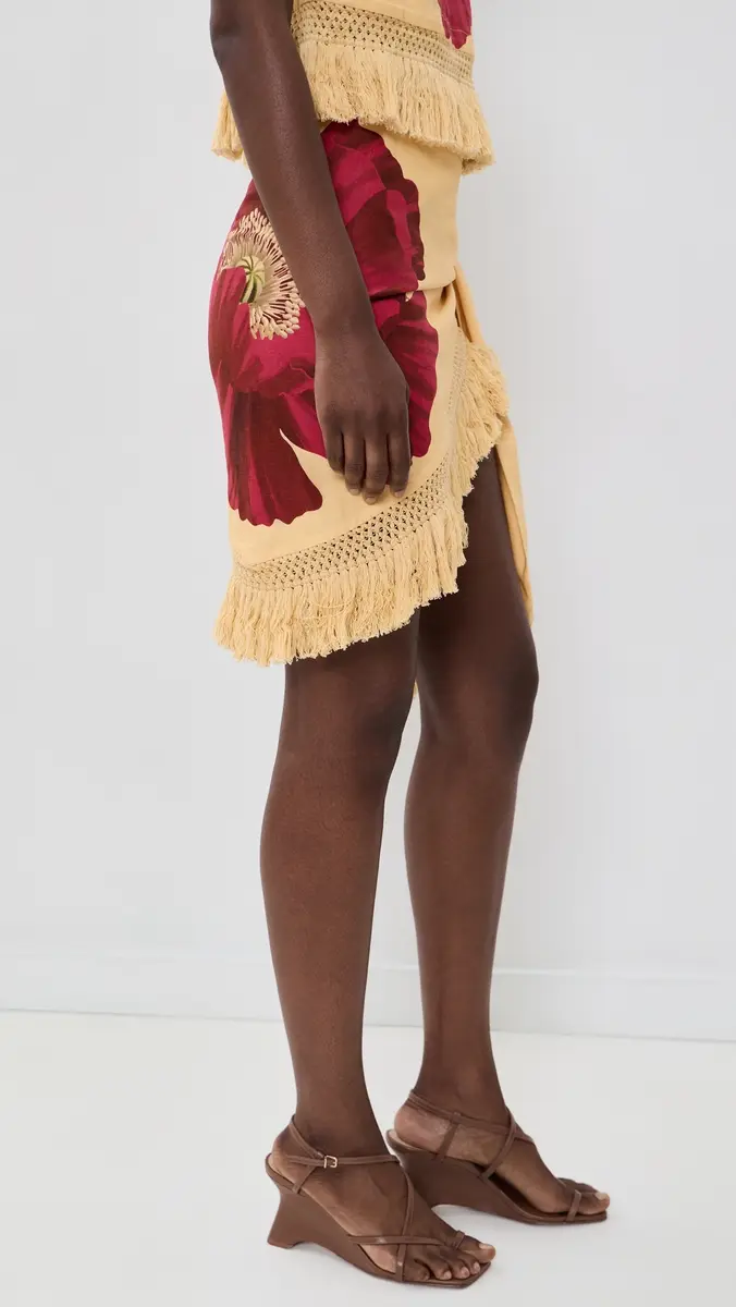 Farm Rio Fringe Skirt | Thumbnail 4