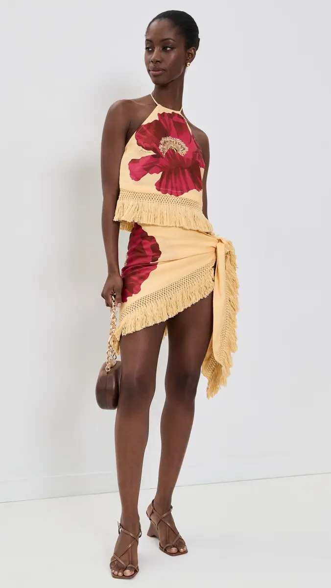 Farm Rio Fringe Skirt | Thumbnail 5