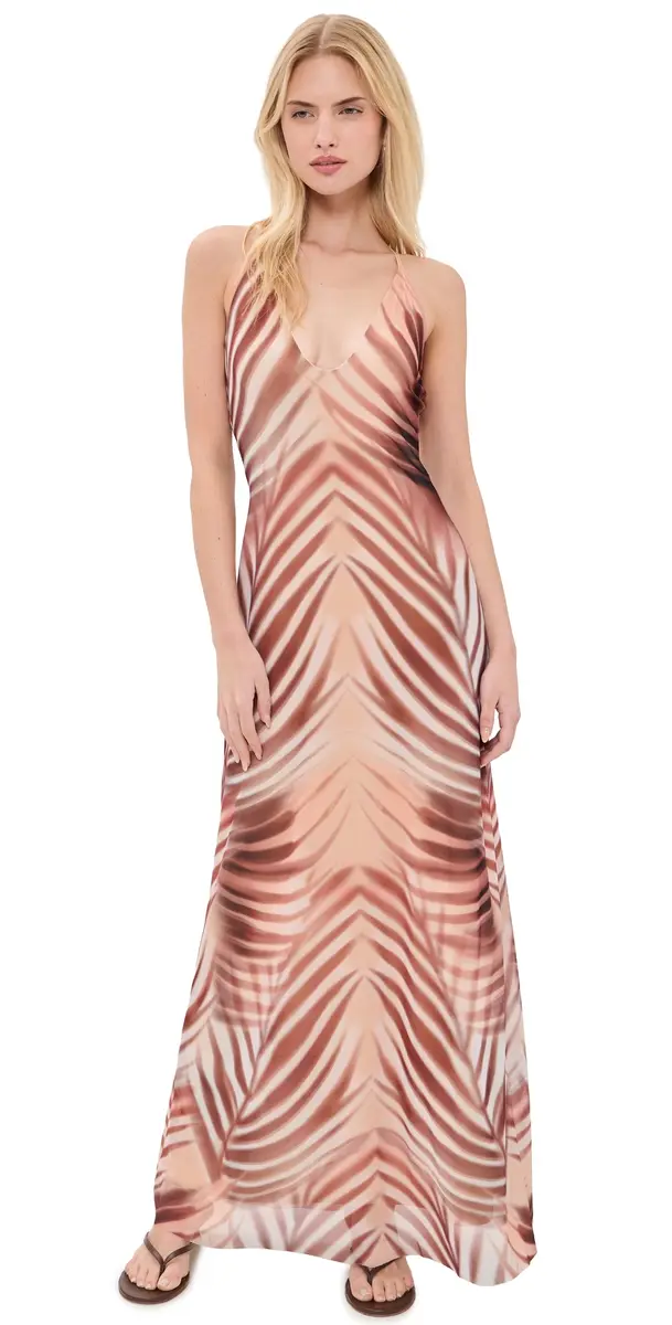 AFRM Romy Dress Kissing Palms | Image 1 AFRM Romy Dress Kissing Palms | Image 1