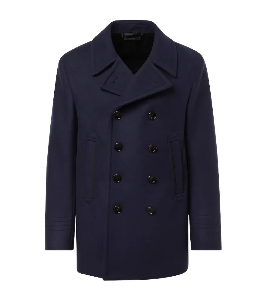 Tom Ford Wool felt peacoat | Image 1 Tom Ford Wool felt peacoat | Image 1