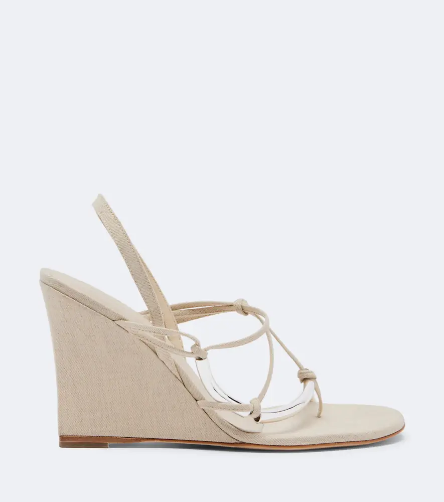 Christopher Esber Molten wedge thong sandals | Thumbnail 3 Christopher Esber Molten wedge thong sandals | Thumbnail 3