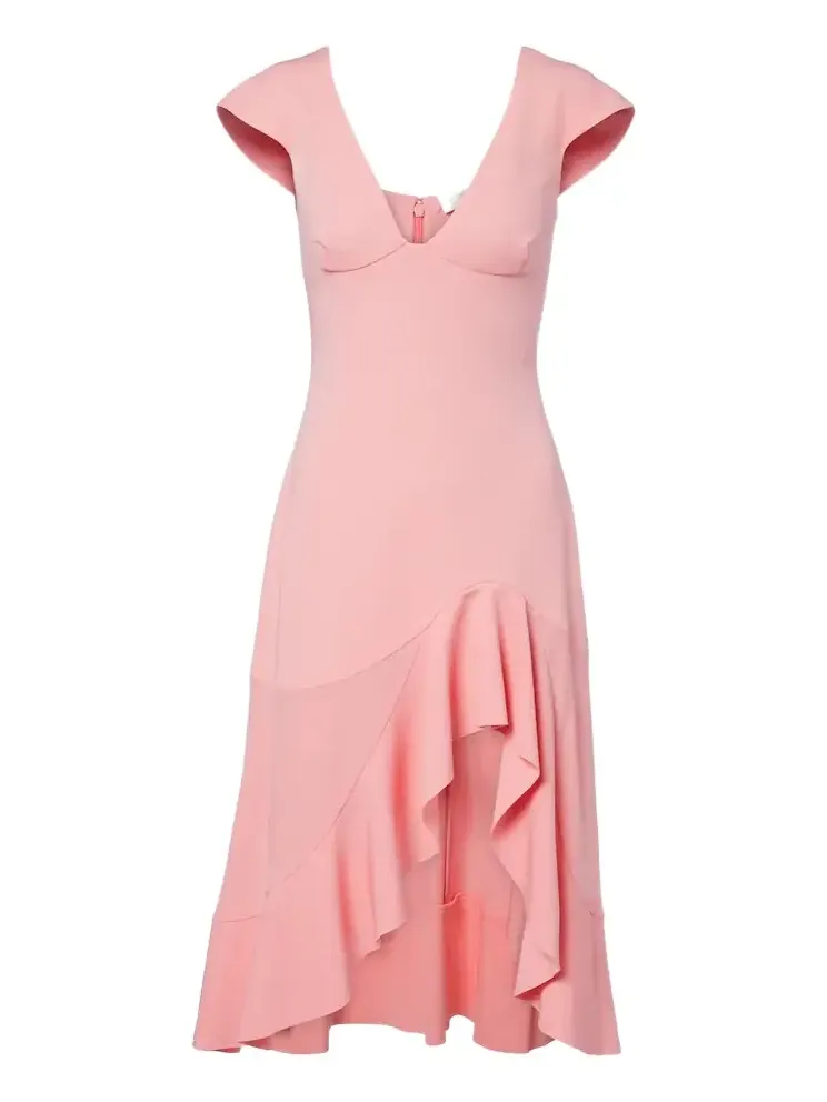 Frill trim midi dress Frill trim midi dress