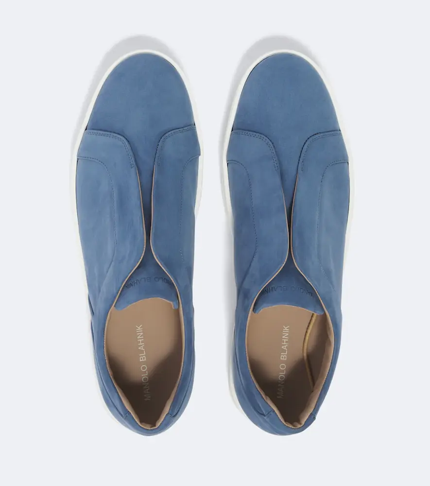 Manolo Blahnik Agilio leather sneakers | Thumbnail 3