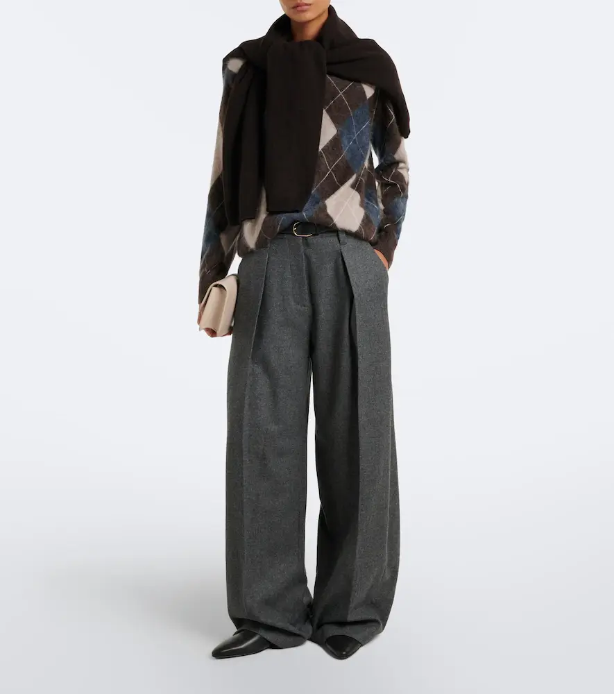 Lisa Yang Margy argyle cashmere sweater | Thumbnail 3 Lisa Yang Margy argyle cashmere sweater | Thumbnail 3