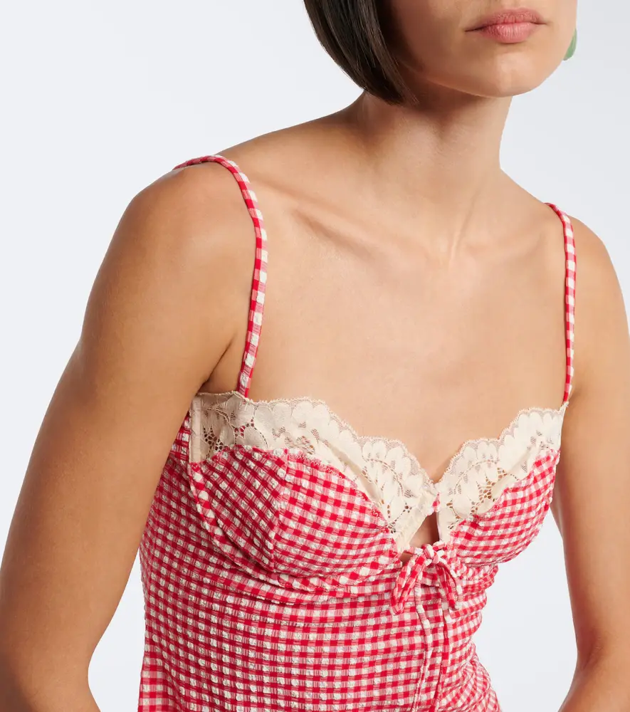 Montce Lena gingham minidress | Thumbnail 2