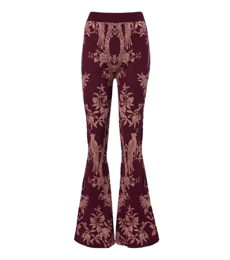 Etro Wool-blend jacquard flared pants | Image 1 Etro Wool-blend jacquard flared pants | Image 1