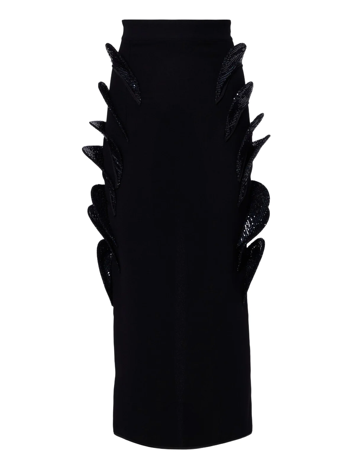 Arching sequined embellished pencil skirt Arching sequined embellished pencil skirt