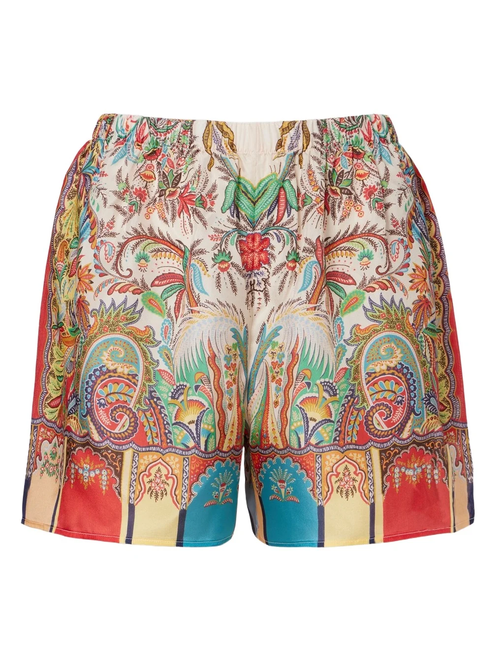 Paisley silk satin shorts Paisley silk satin shorts