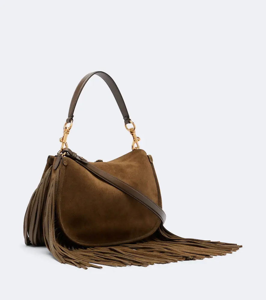 Etro Pony Medium suede shoulder bag | Thumbnail 2 Etro Pony Medium suede shoulder bag | Thumbnail 2