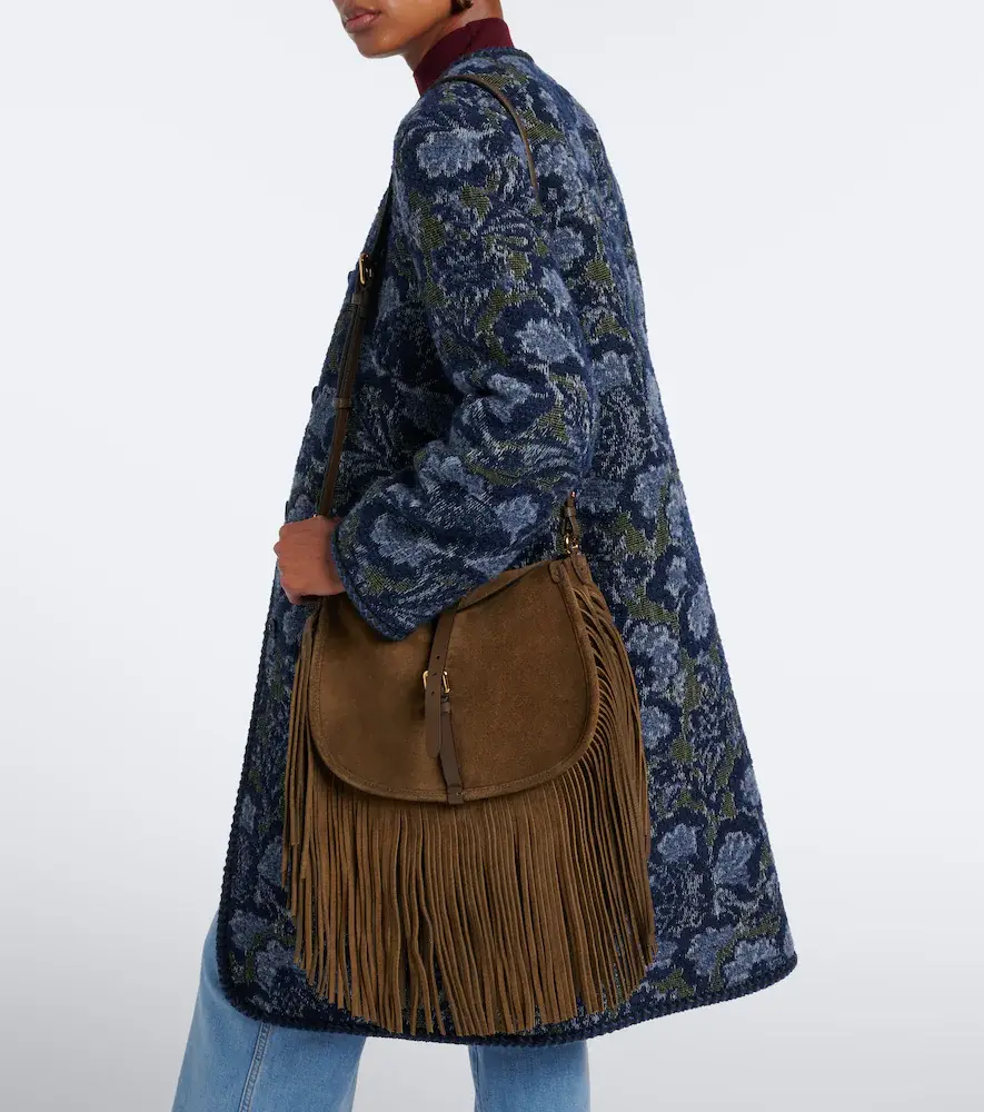 Etro Pony Medium suede shoulder bag | Thumbnail 4 Etro Pony Medium suede shoulder bag | Thumbnail 4