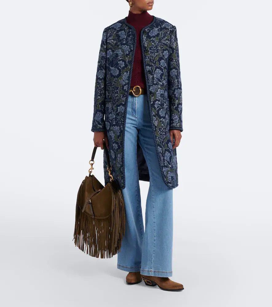 Etro Pony Medium suede shoulder bag | Thumbnail 6 Etro Pony Medium suede shoulder bag | Thumbnail 6