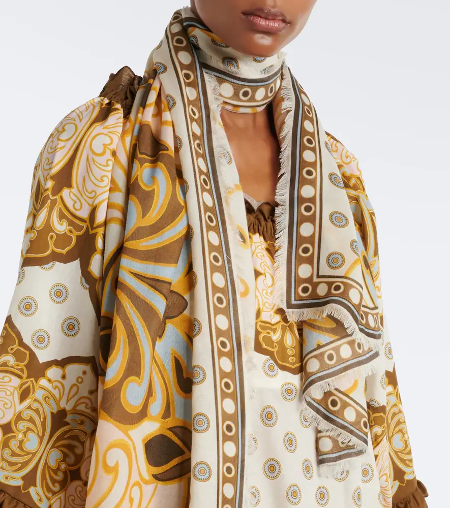 La DoubleJ Printed scarf | Thumbnail 5 La DoubleJ Printed scarf | Thumbnail 5