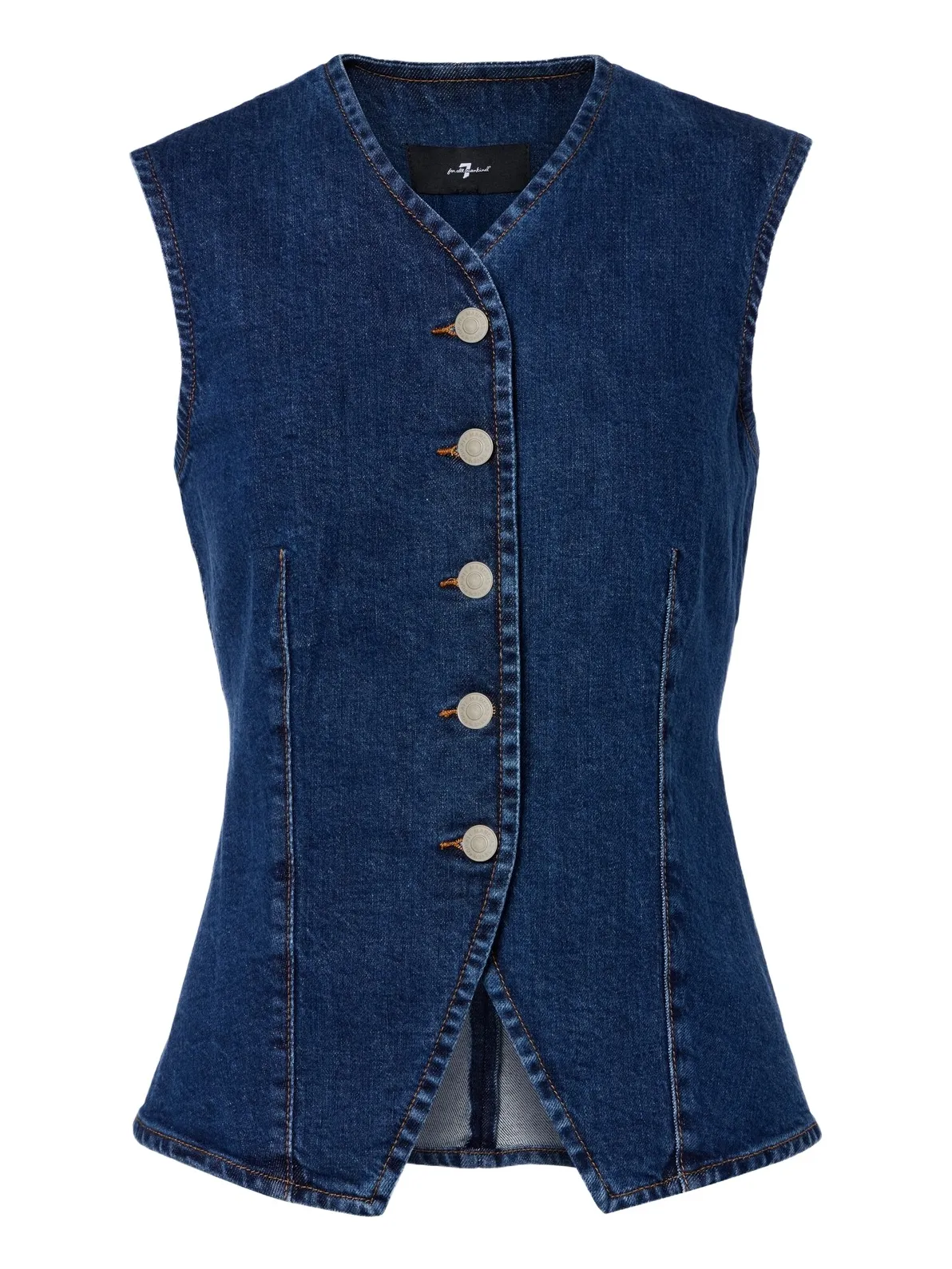 7 For All Mankind Lady denim vest
