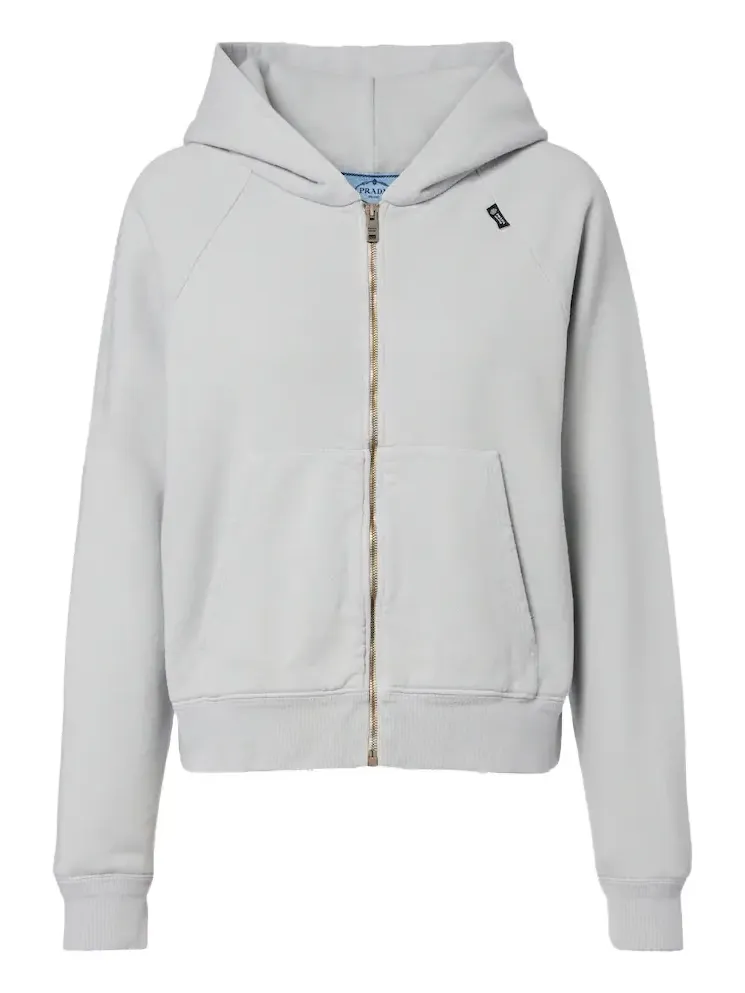 Cotton jersey hoodie