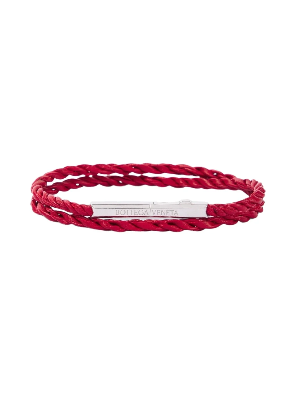 Knot sterling silver and leather bracelet Knot sterling silver and leather bracelet