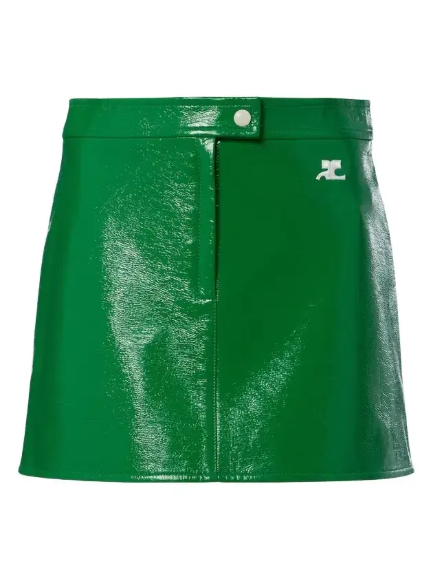Courrèges Reedition vinyl miniskirt Courrèges Reedition vinyl miniskirt