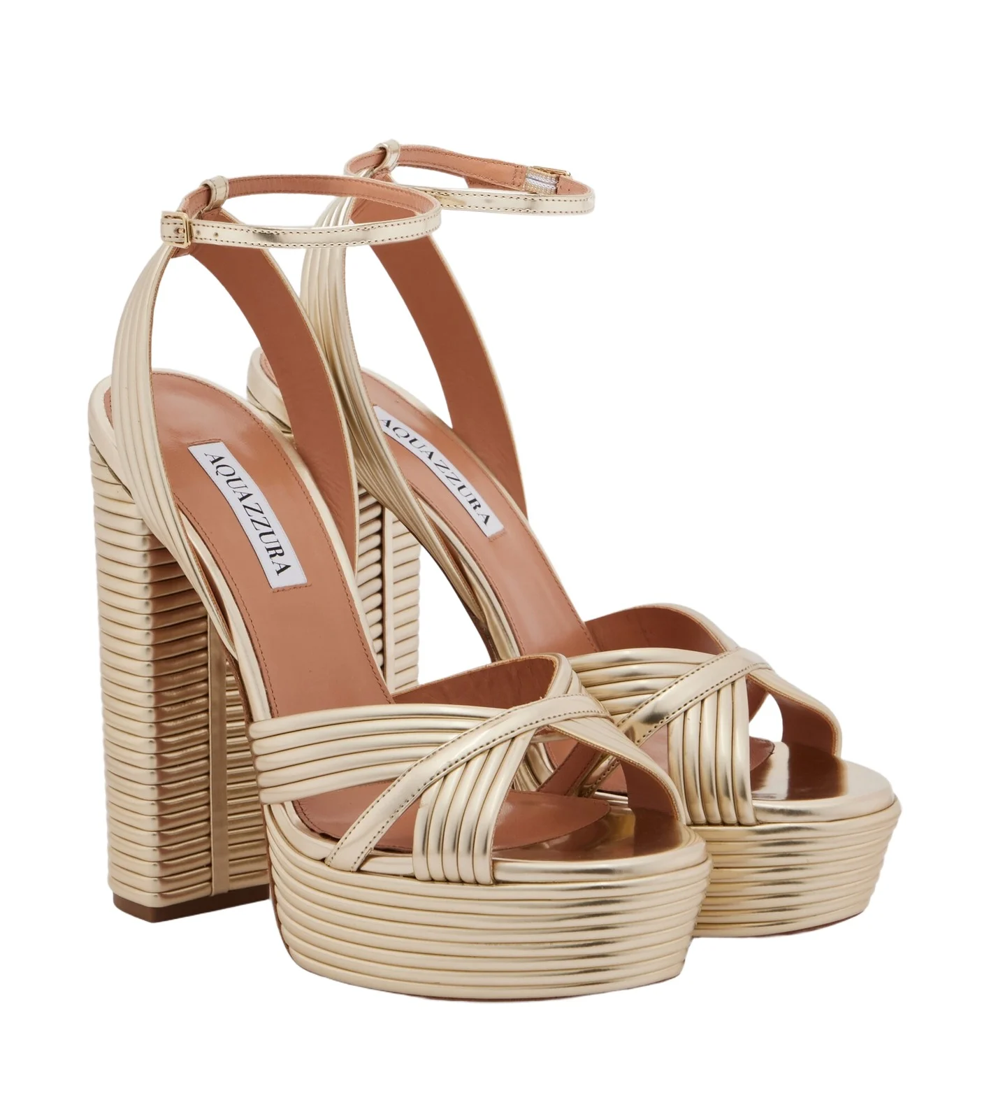 Sundance leather platform sandals
