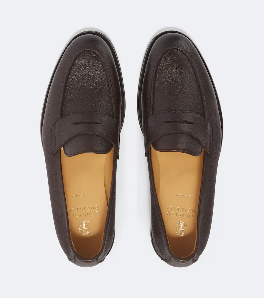 Brunello Cucinelli Leather penny loafers | Thumbnail 2