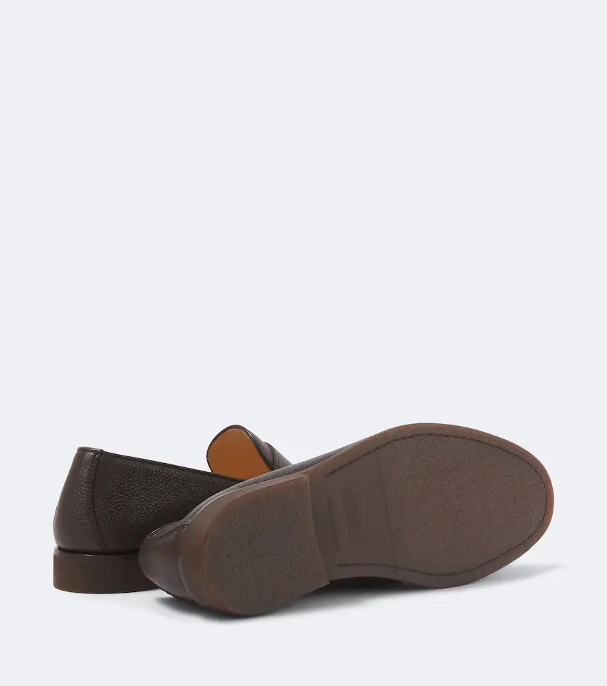 Brunello Cucinelli Leather penny loafers | Thumbnail 5
