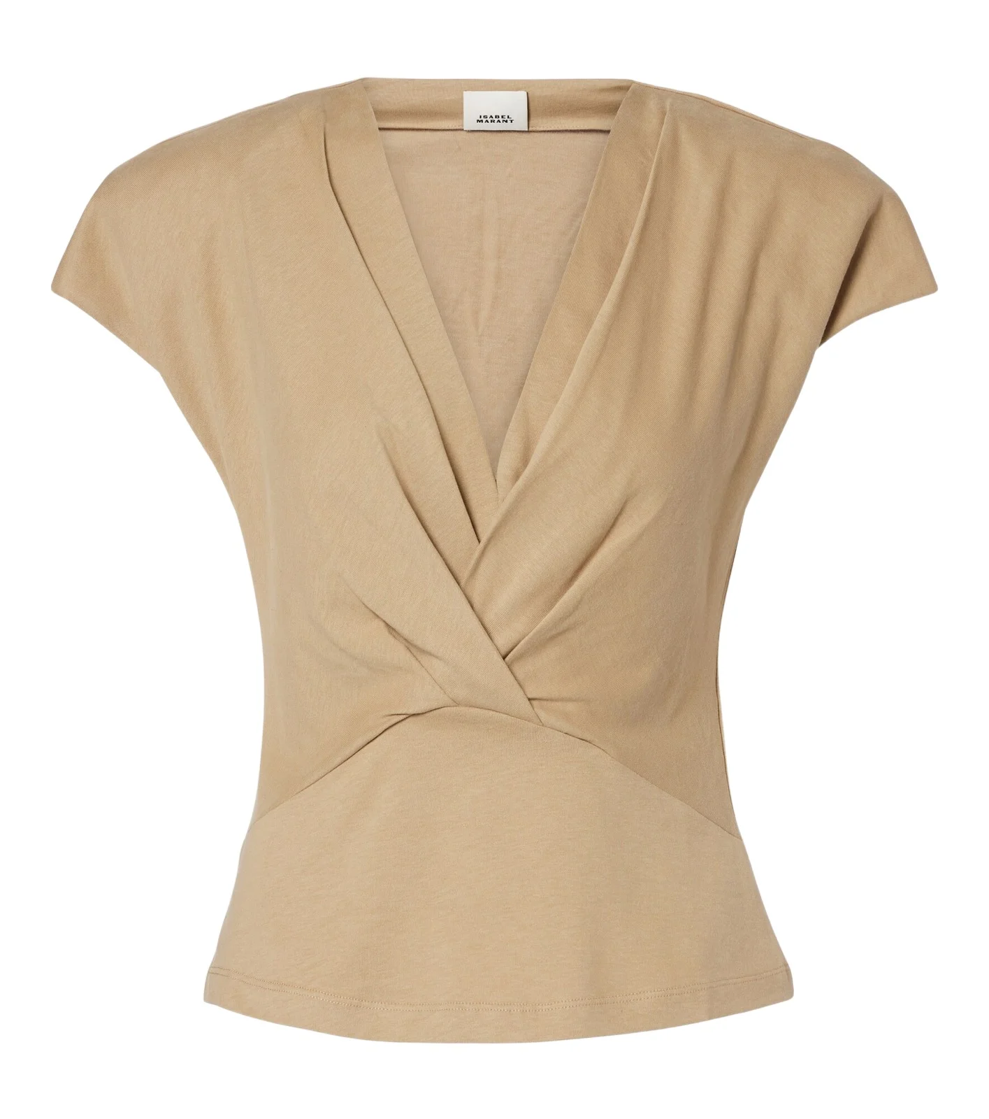Nadrine cotton jersey top