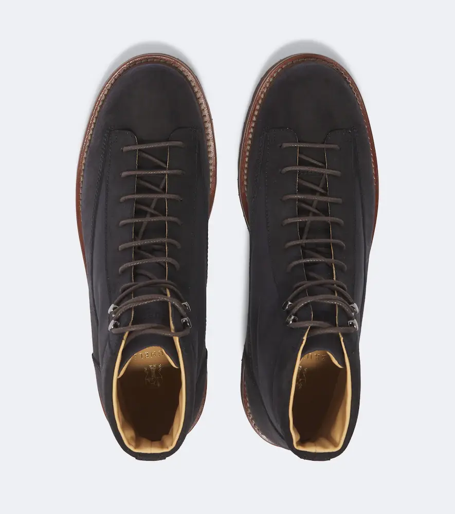 Brunello Cucinelli Suede-trimmed lace-up boots | Thumbnail 5 Brunello Cucinelli Suede-trimmed lace-up boots | Thumbnail 5