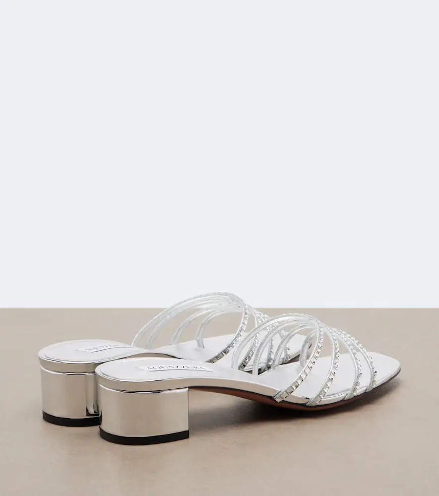 Aquazzura Sensation embellished leather sandals | Thumbnail 3 Aquazzura Sensation embellished leather sandals | Thumbnail 3