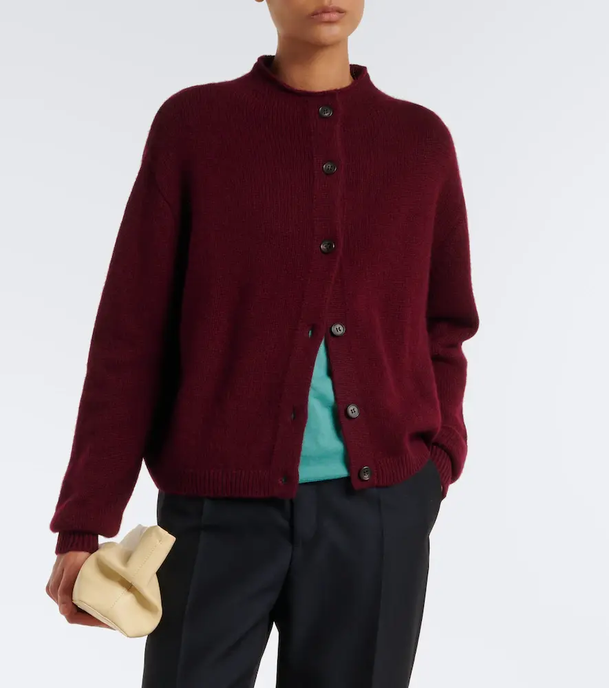 Lisa Yang Zirelle cashmere mockneck cardigan | Thumbnail 4