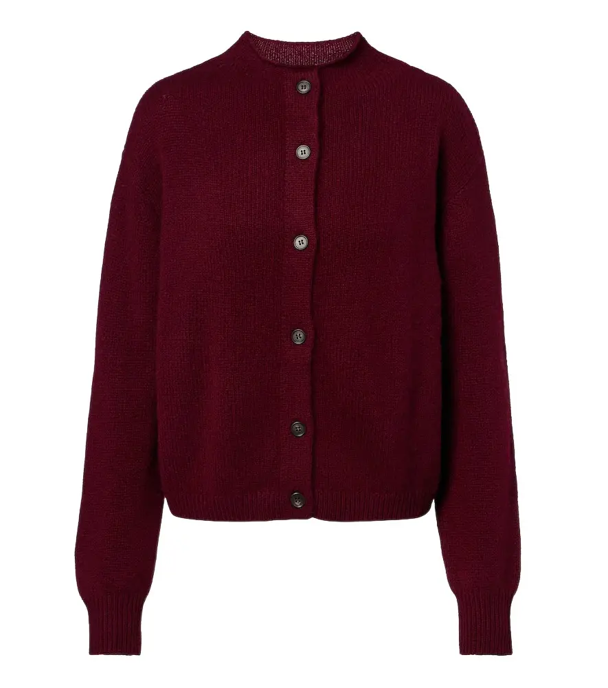 Lisa Yang Zirelle cashmere mockneck cardigan | Image 1 Lisa Yang Zirelle cashmere mockneck cardigan | Image 1