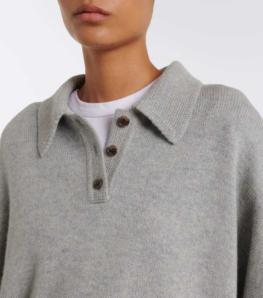 Lisa Yang Etta cashmere polo sweater | Thumbnail 4 Lisa Yang Etta cashmere polo sweater | Thumbnail 4