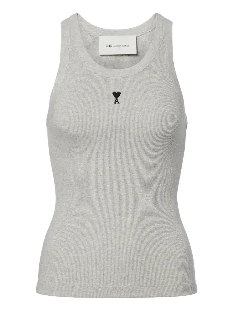 Ami de Caur cotton jersey tank top Ami de Caur cotton jersey tank top