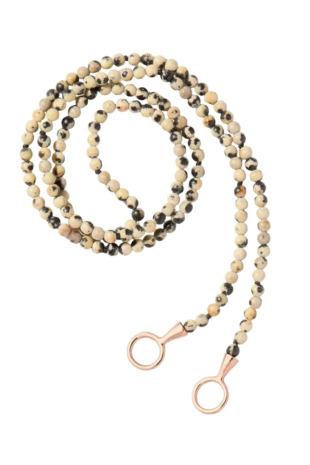 Dalmation Jasper Srand Necklace Dalmation Jasper Srand Necklace