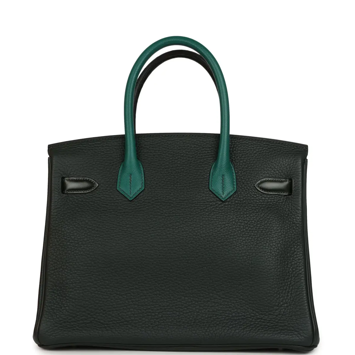 HERMÈS Pre-owned Hermes "Patchwork" Birkin 30 Vert Titien, Vert Fonce, Malachite, Emeraude Chevre Mysore, Clemence, Shiny Porosus Crocodile, Epsom, Swift, Box Palladium Hardware | Thumbnail 4 HERMÈS Pre-owned Hermes "Patchwork" Birkin 30 Vert Titien, Vert Fonce, Malachite, Emeraude Chevre Mysore, Clemence, Shiny Porosus Crocodile, Epsom, Swift, Box Palladium Hardware | Thumbnail 4
