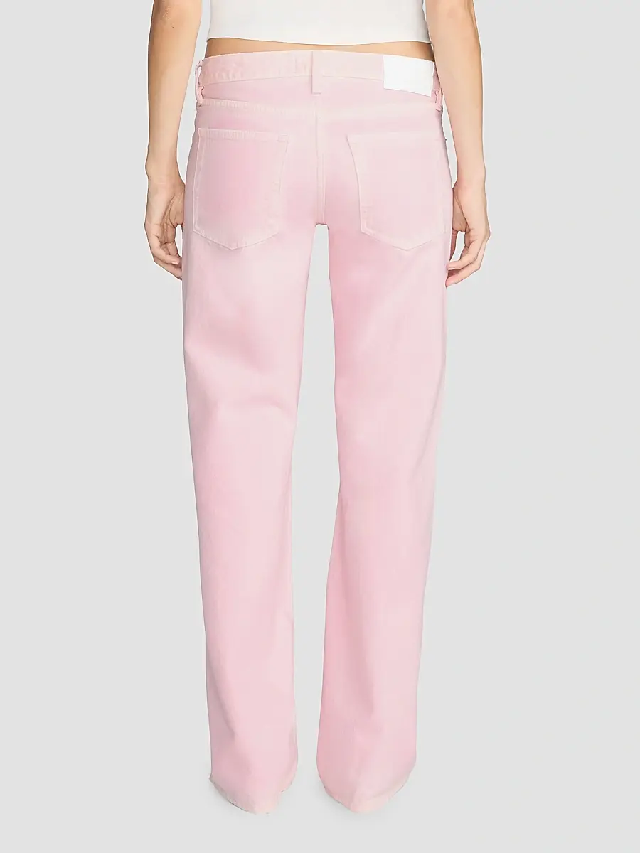 Frame Women's Petite Amelia Gray x The Pixie Wide-Leg Low Rise Jeans | Thumbnail 3 Frame Women's Petite Amelia Gray x The Pixie Wide-Leg Low Rise Jeans | Thumbnail 3