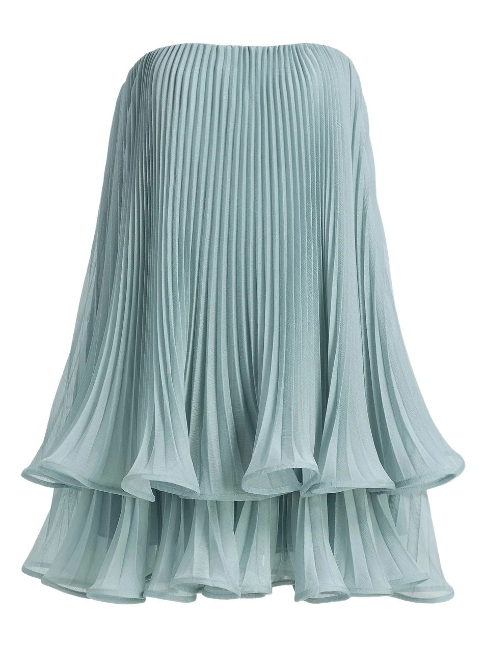 Women's Dalia Pleated Strapless Babydoll Minidress