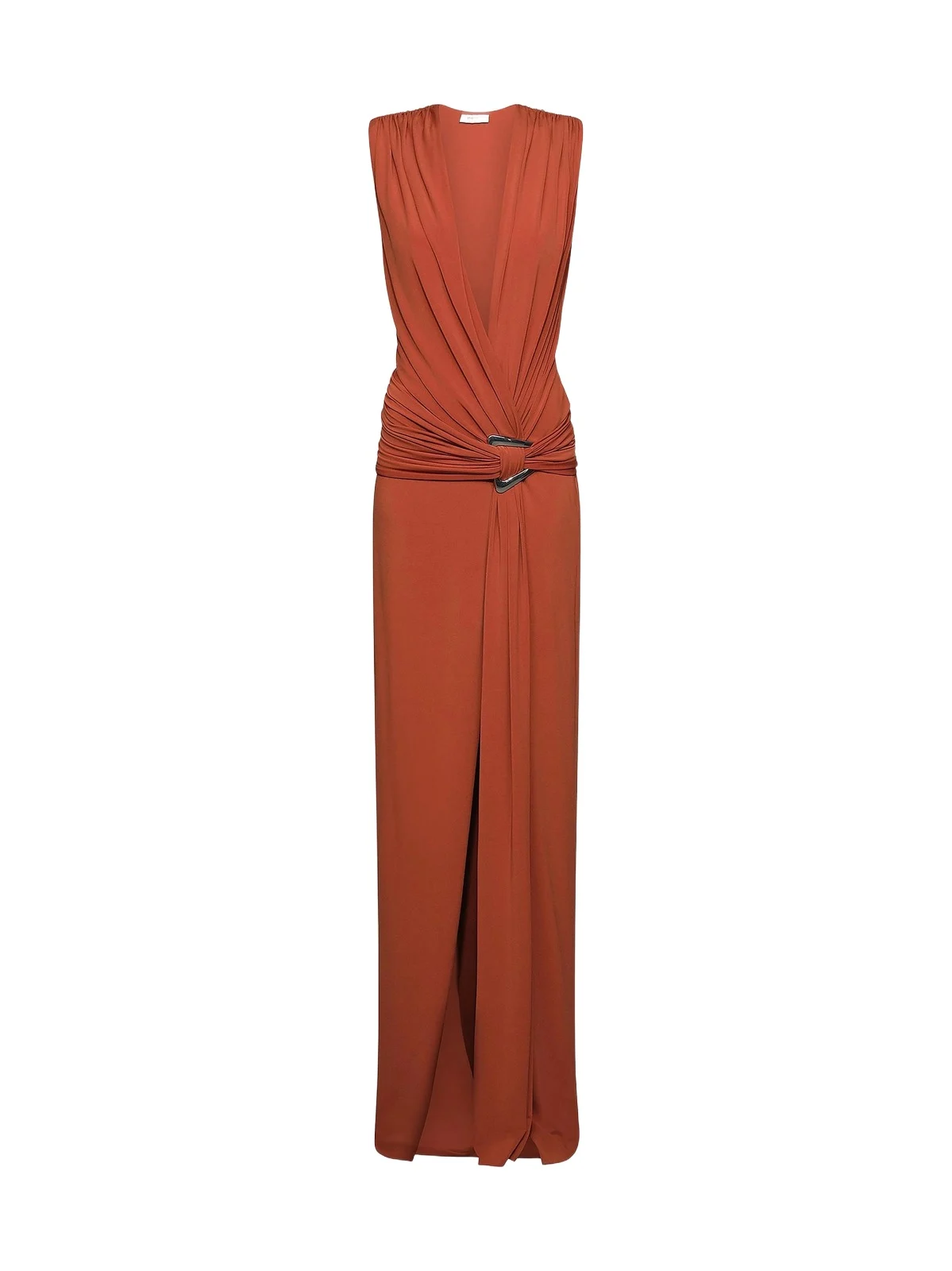 Et Ochs Women's Jil Draped Plunge-Neck Gown