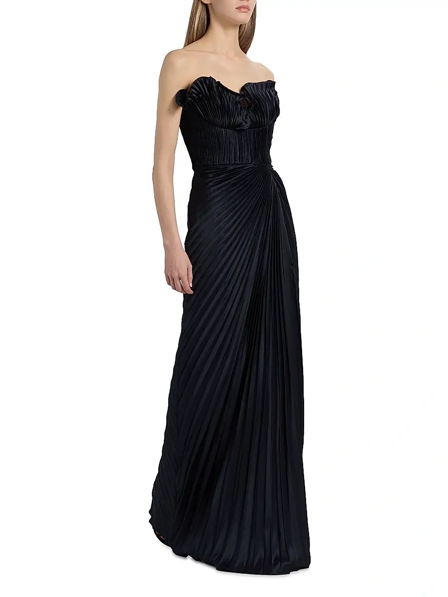 Amur Women's Kaylani Pleated Gown | Thumbnail 2 Amur Women's Kaylani Pleated Gown | Thumbnail 2