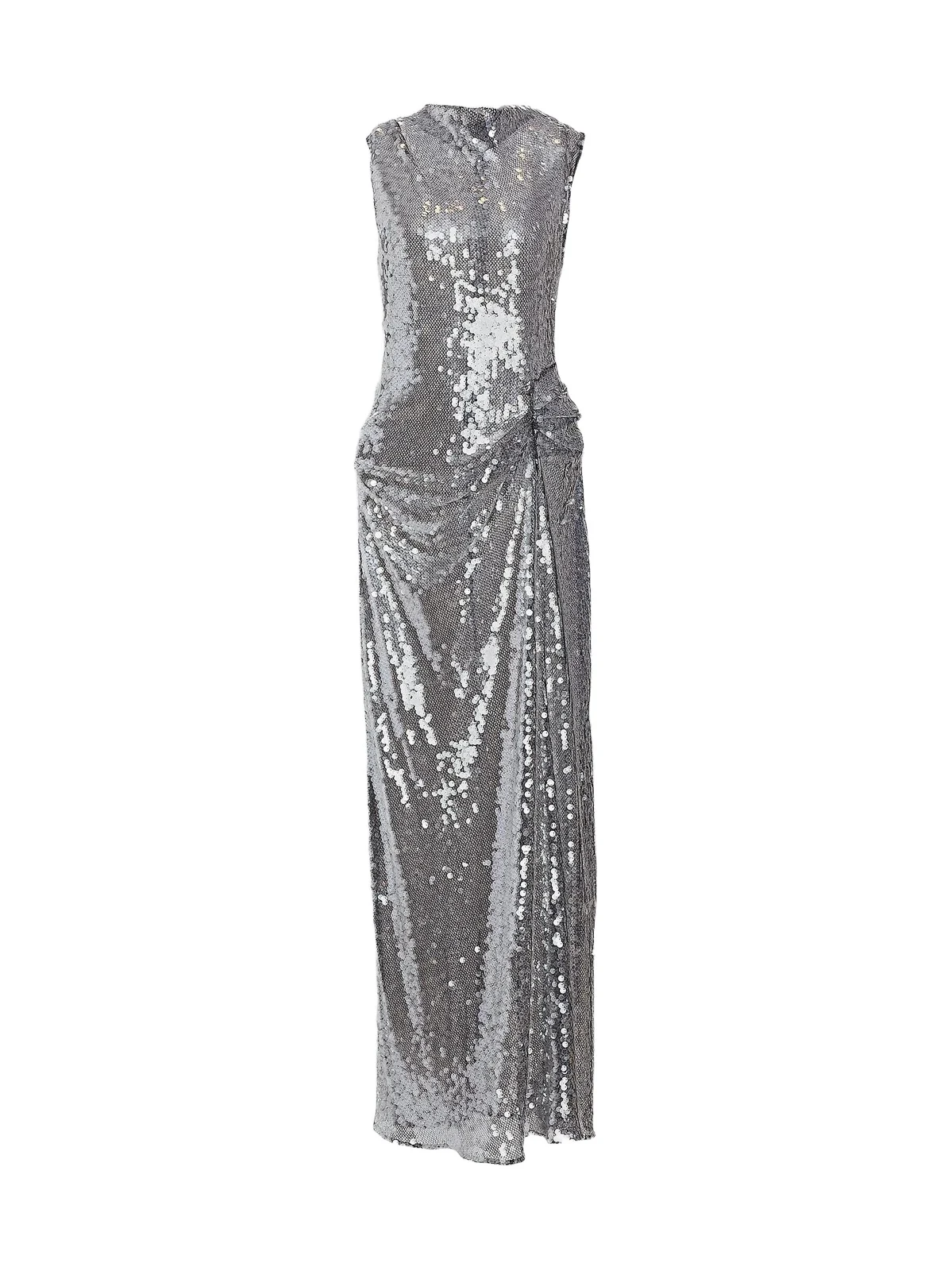 Women's Sequined Draped Column Gown Women's Sequined Draped Column Gown