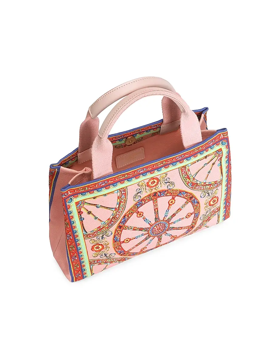 Dolce & Gabbana Girl's Girl's Printed Canvas Tote Bag | Thumbnail 2 Dolce & Gabbana Girl's Girl's Printed Canvas Tote Bag | Thumbnail 2