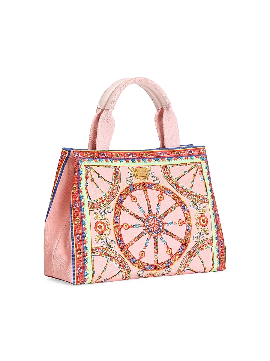 Dolce & Gabbana Girl's Girl's Printed Canvas Tote Bag | Thumbnail 3 Dolce & Gabbana Girl's Girl's Printed Canvas Tote Bag | Thumbnail 3