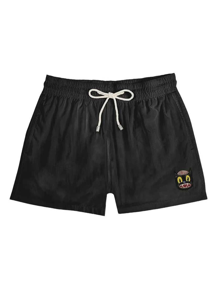 Men's Small Cat Drawstring Swim Shorts Men's Small Cat Drawstring Swim Shorts