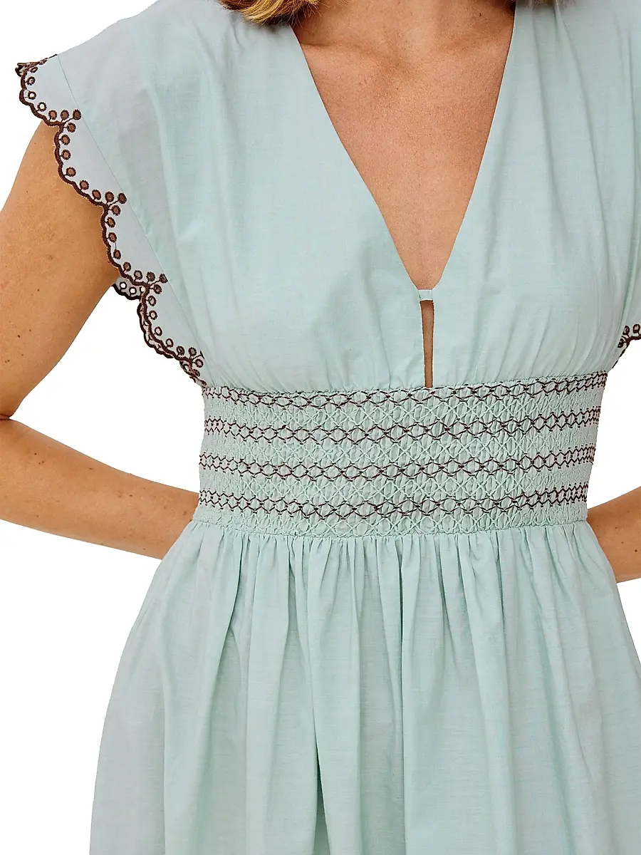 RAILS Women's Roxanne Embroidered Cotton Midi-Dress | Thumbnail 5 RAILS Women's Roxanne Embroidered Cotton Midi-Dress | Thumbnail 5
