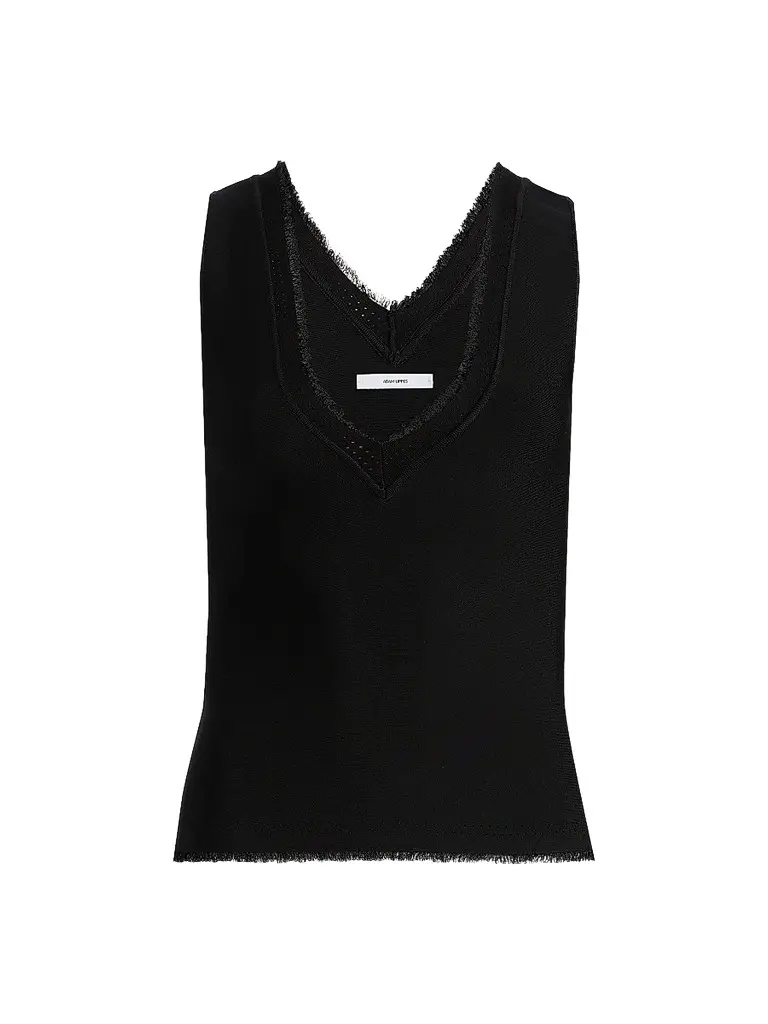 Adam Lippes Women's Ria Fringe-Edge Top | Image 1 Adam Lippes Women's Ria Fringe-Edge Top | Image 1