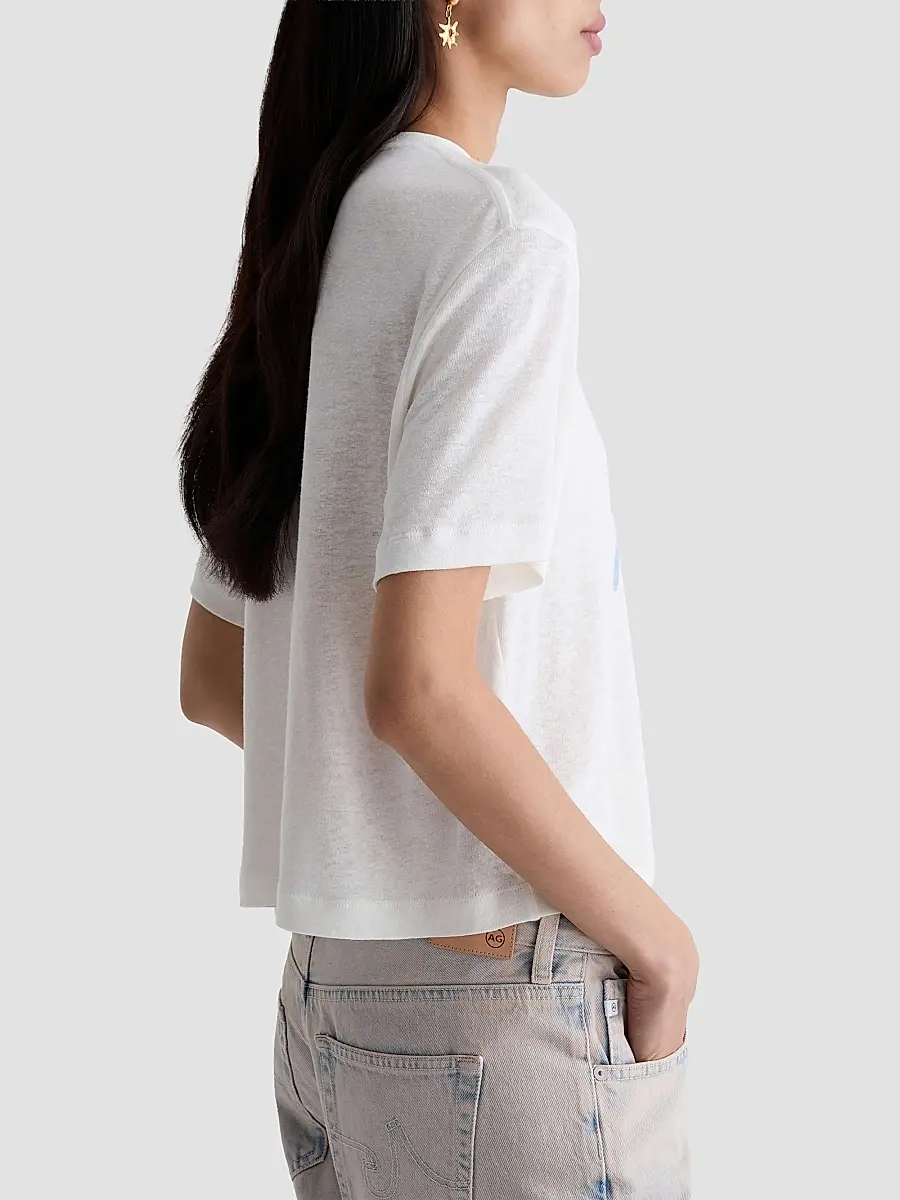 AG Jeans Women's Charli Graphic Crewneck T-Shirt | Thumbnail 8 AG Jeans Women's Charli Graphic Crewneck T-Shirt | Thumbnail 8