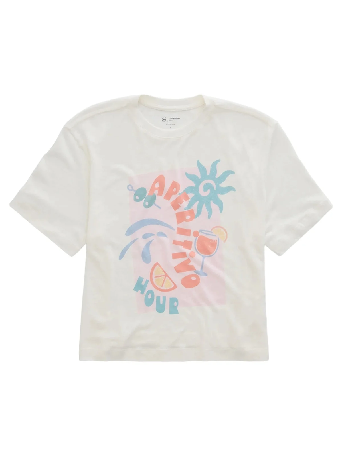 AG Jeans Women's Charli Graphic Crewneck T-Shirt