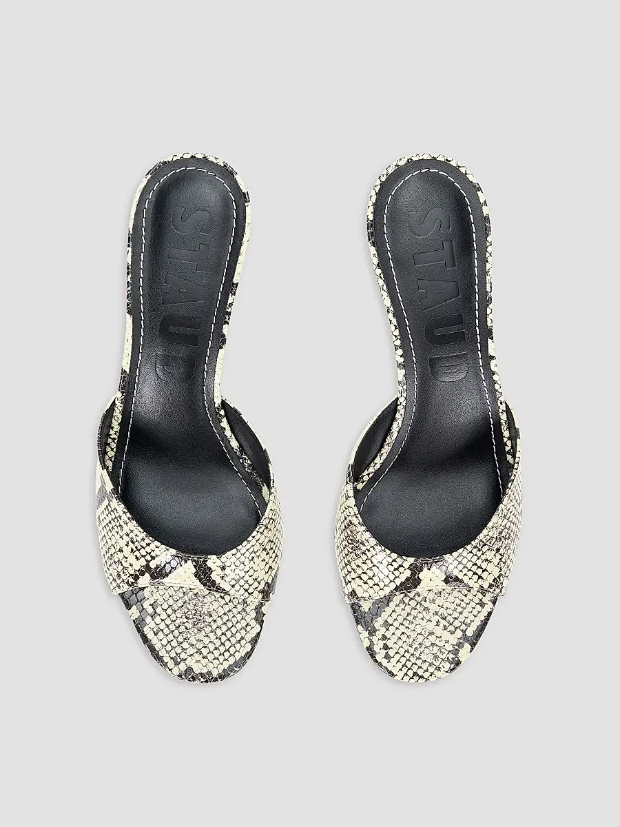 Staud Women's Brigitte 60MM Snake-Embossed Wedges | Thumbnail 4 Staud Women's Brigitte 60MM Snake-Embossed Wedges | Thumbnail 4