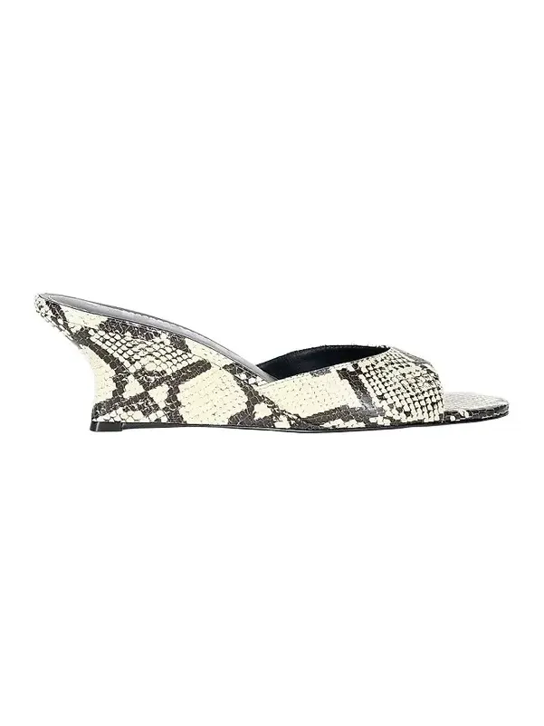 Women's Brigitte 60MM Snake-Embossed Wedges Women's Brigitte 60MM Snake-Embossed Wedges