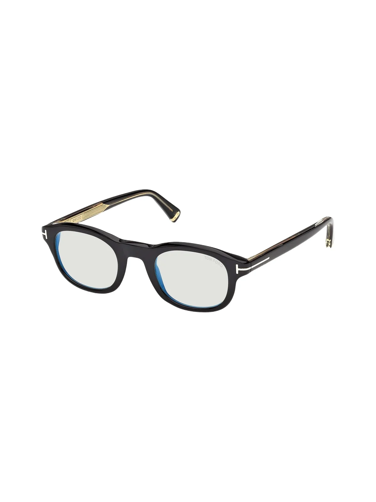 Men's 47MM Blue Block Round Eyeglasses Men's 47MM Blue Block Round Eyeglasses
