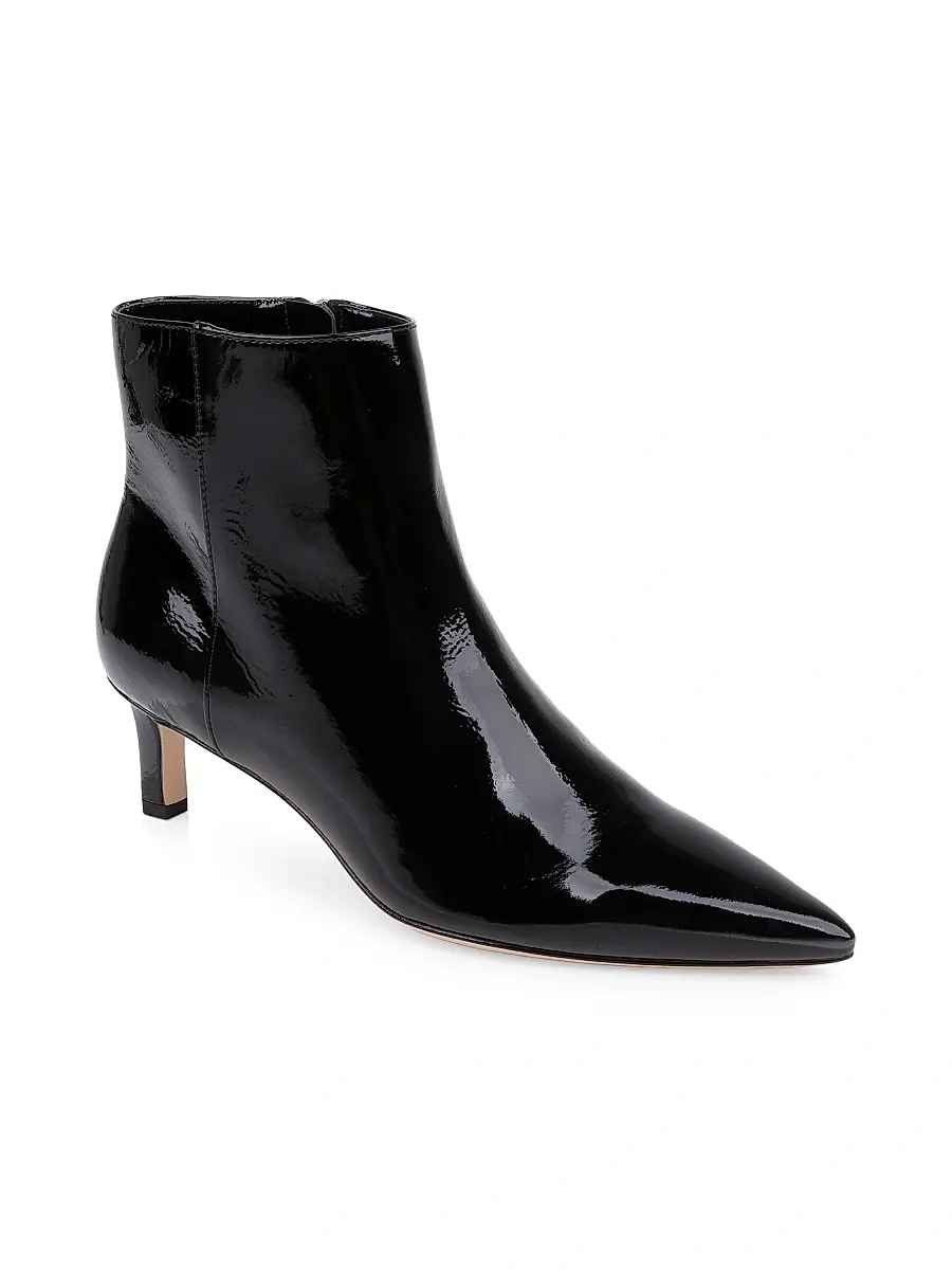 L'Agence Women's Lilly 75MM Patent Leather Ankle Boots | Thumbnail 2 L'Agence Women's Lilly 75MM Patent Leather Ankle Boots | Thumbnail 2