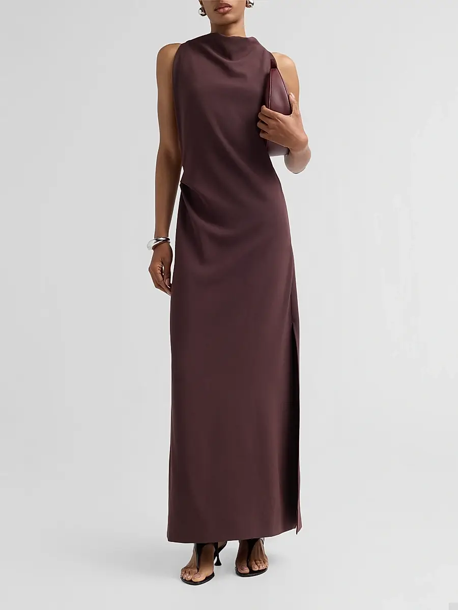 Proenza Schouler Women's Selena Double-Face Crepe Maxi Dress | Thumbnail 2 Proenza Schouler Women's Selena Double-Face Crepe Maxi Dress | Thumbnail 2